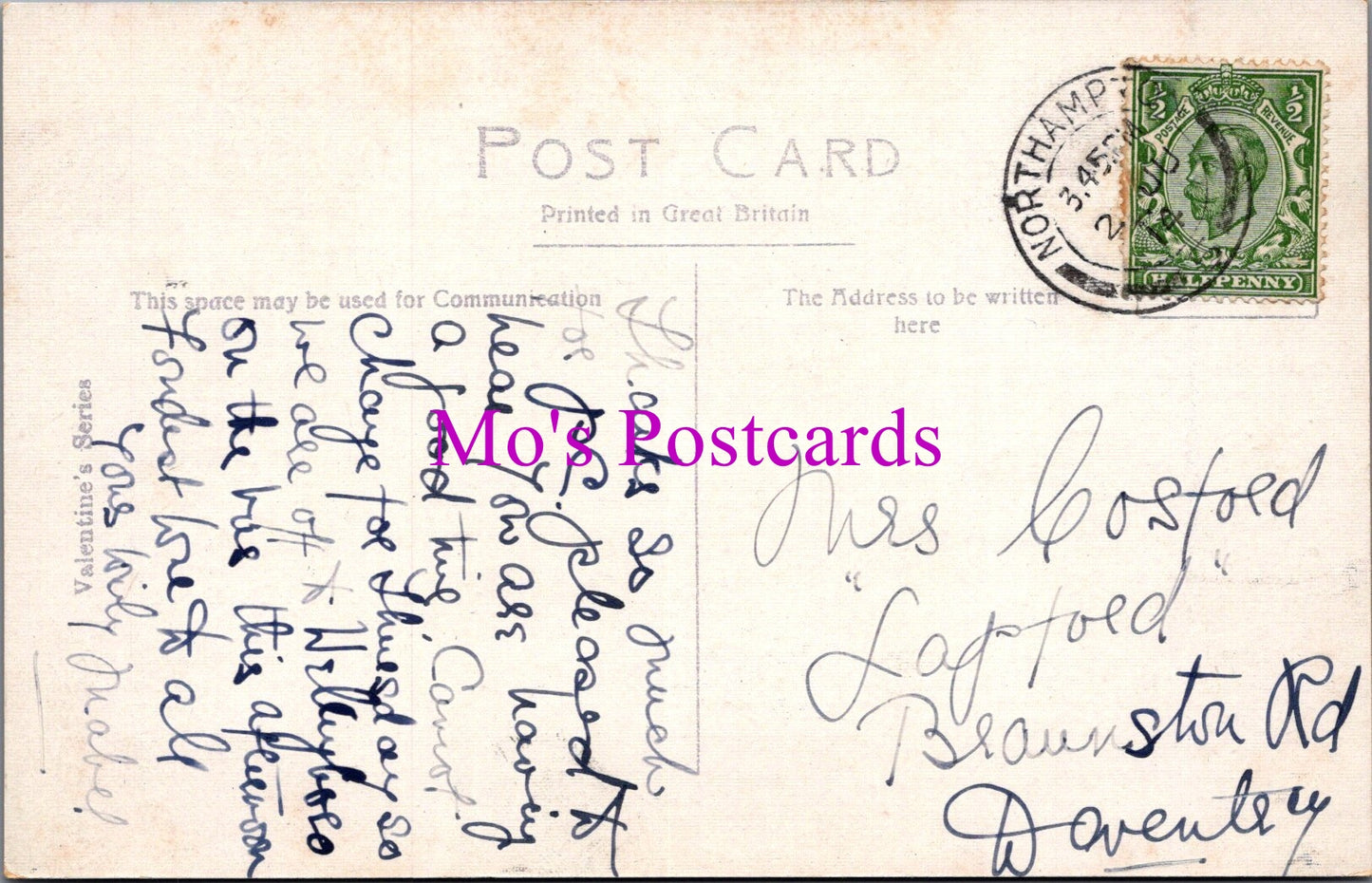 Wales Postcard - Aber Valley, Caerphilly   SW15806