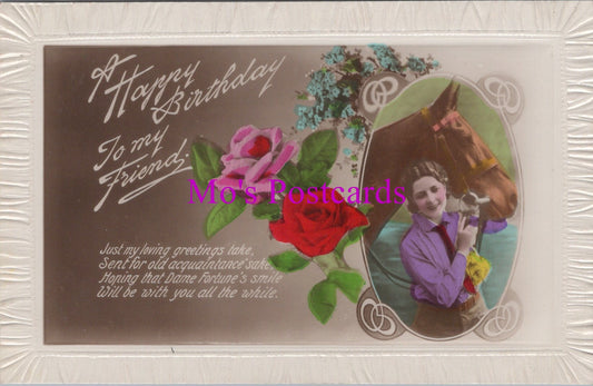 Greetings Postcard - A Happy Birthday To My Friend  SW15811