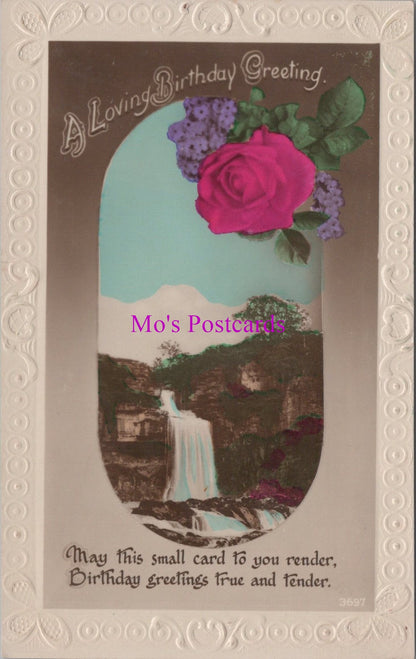 Greetings Postcard - A Loving Birthday Greeting  SW15812