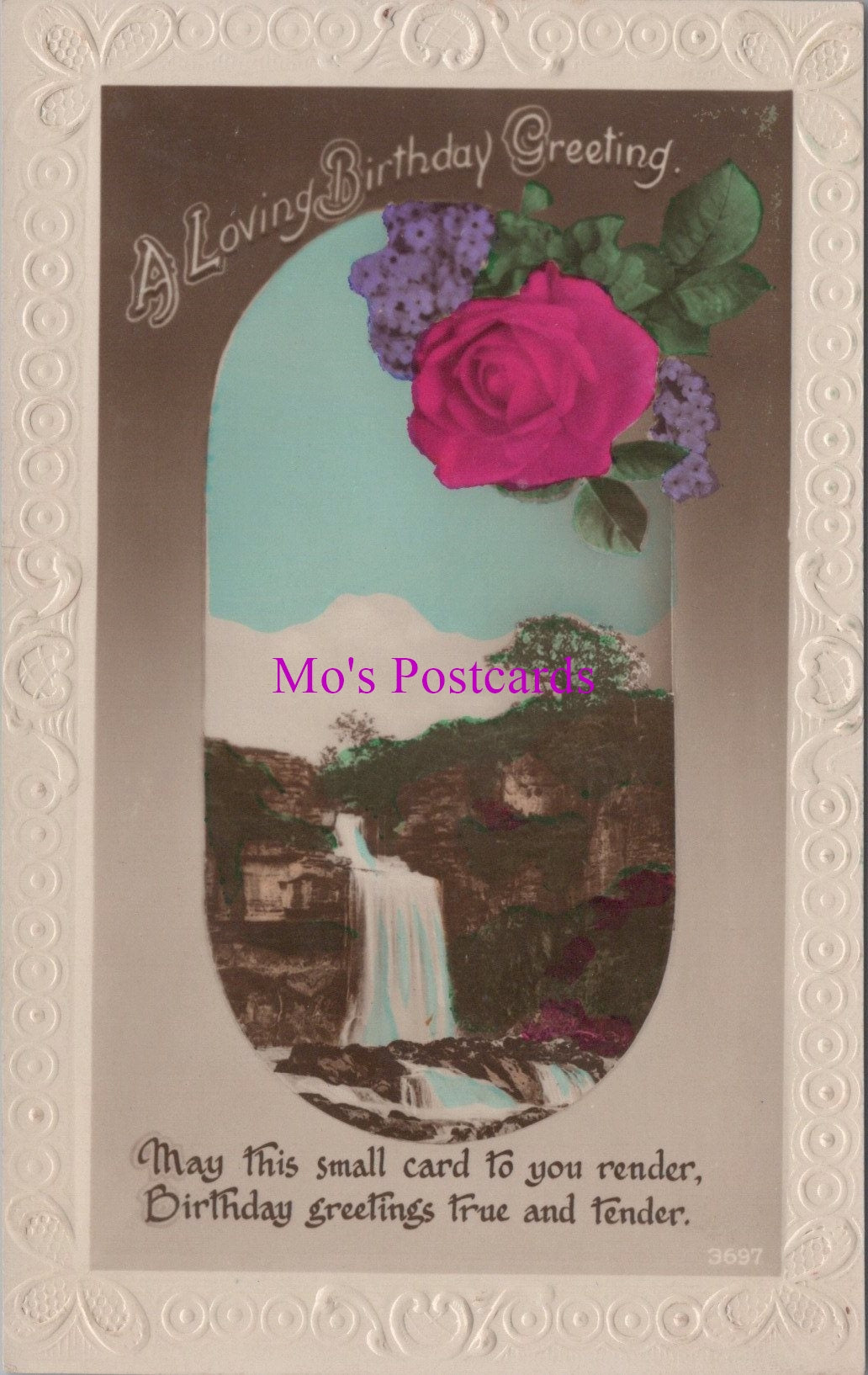 Greetings Postcard - A Loving Birthday Greeting  SW15812