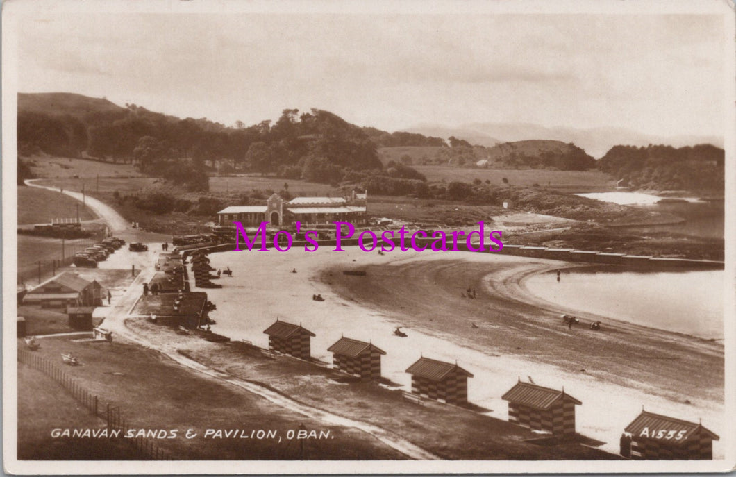 Scotland Postcard - Ganavan Sands and Pavilion, Oban  SW15823