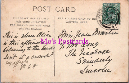 Kent Postcard - Folkestone, The Lea's Bandstand    SW15838