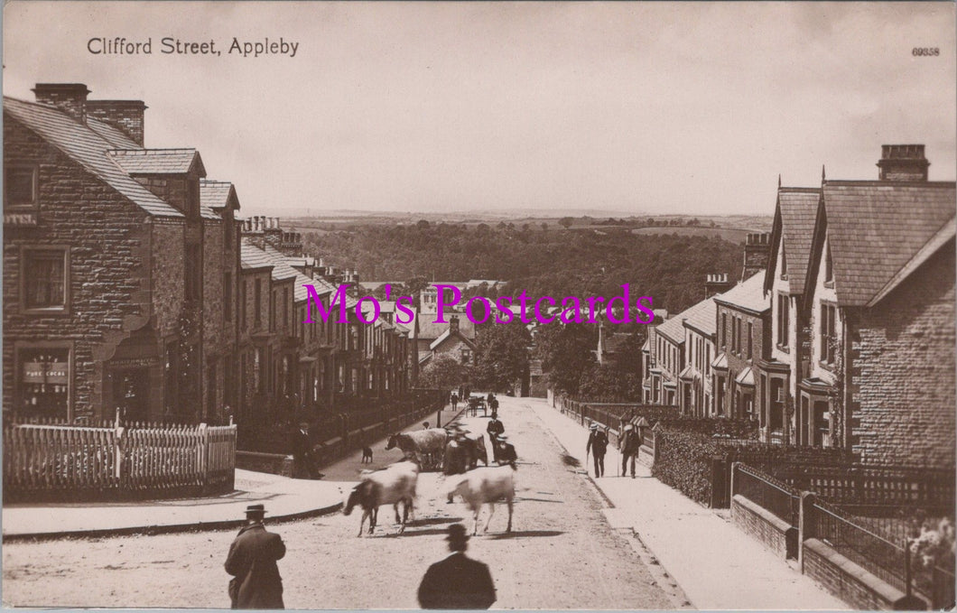 Cumbria Postcard - Clifford Street, Appleby-in-Westmorland   SW15756