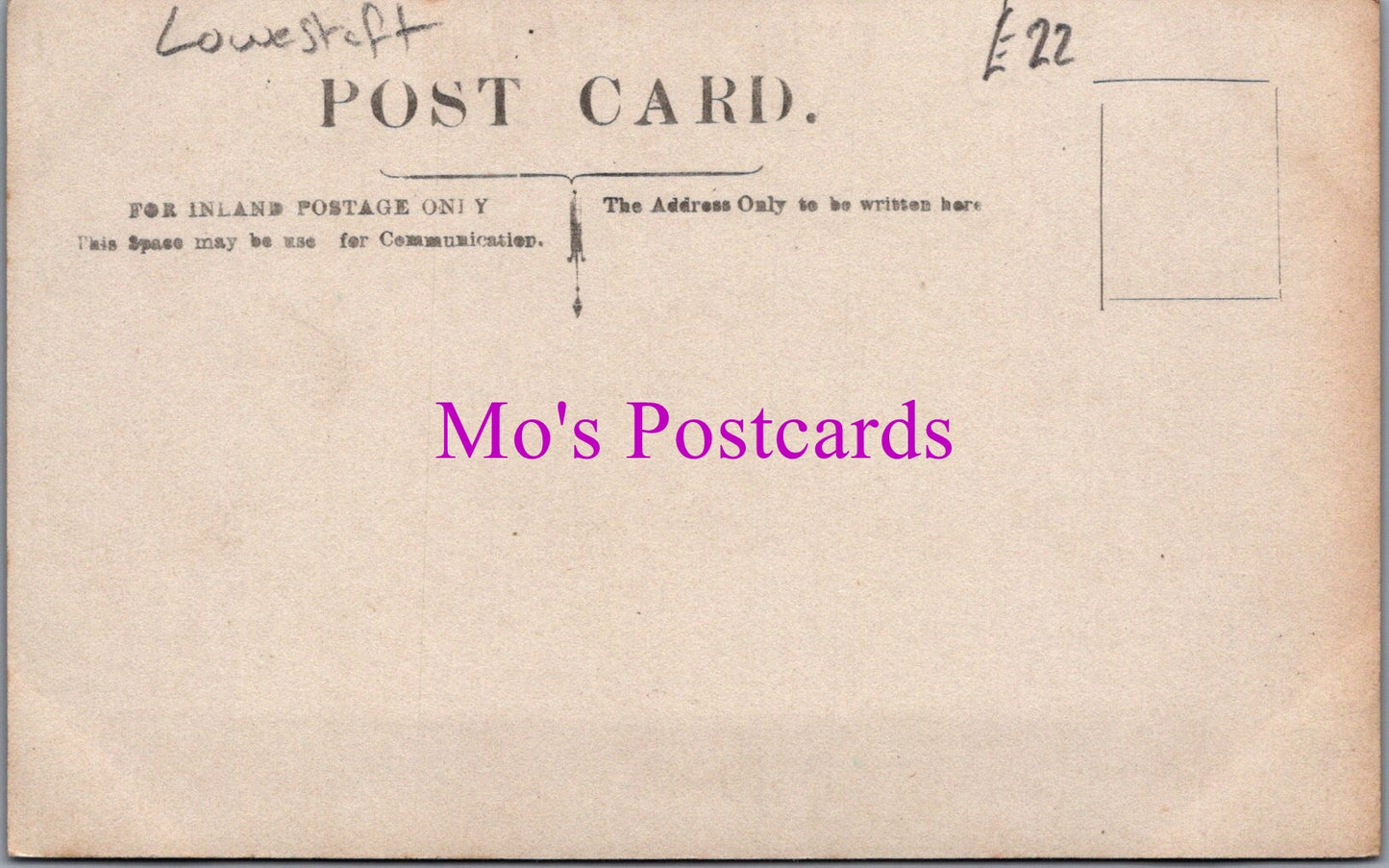 Suffolk Postcard - Lowestoft Workers. Employees of W.Wood SW15757