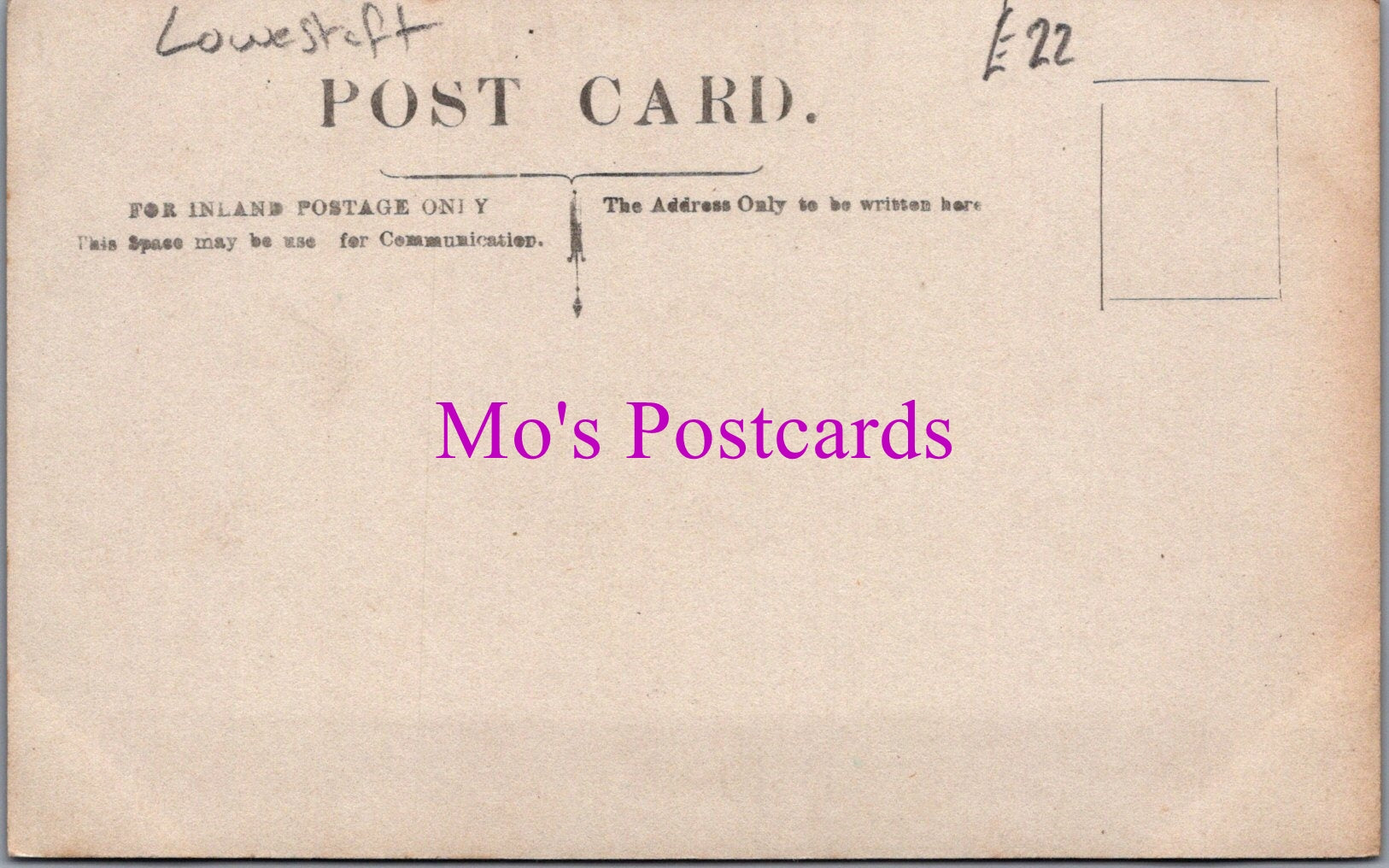 Suffolk Postcard - Lowestoft Workers. Employees of W.Wood SW15757