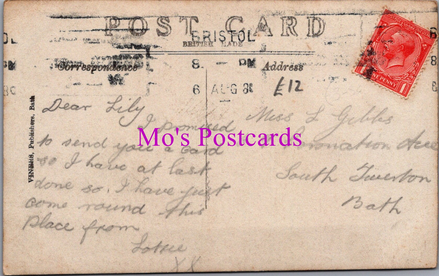 Bristol Postcard - Fine Art Gallery, Bristol  SW15762