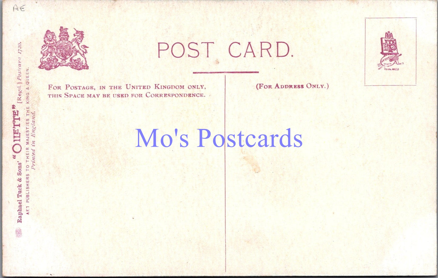 Cornwall Postcard - Ruan Minor. Artist Jotter  SW13865