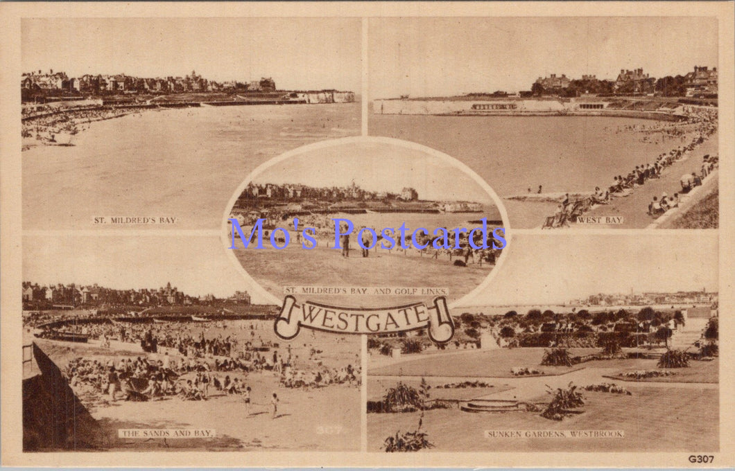 Kent Postcard - Views of Westgate   DC1929