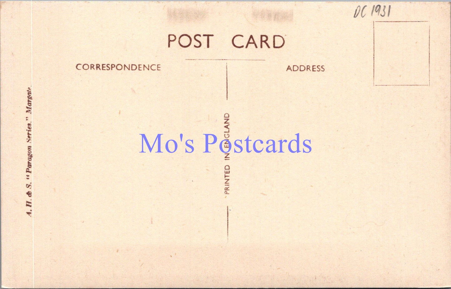 Kent Postcard - Joss Bay, Broadstairs  DC1931