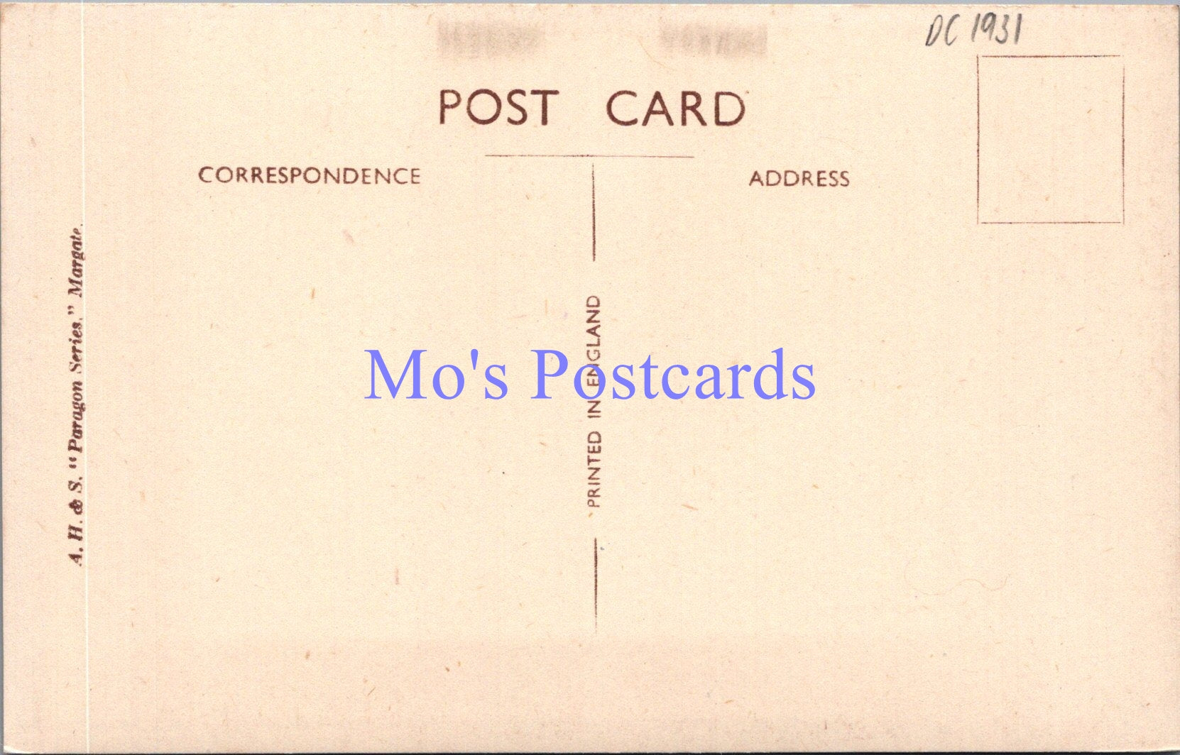 Kent Postcard - Joss Bay, Broadstairs  DC1931
