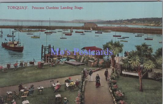 Devon Postcard - Torquay, Princess Gardens Landing Stage  DC1905