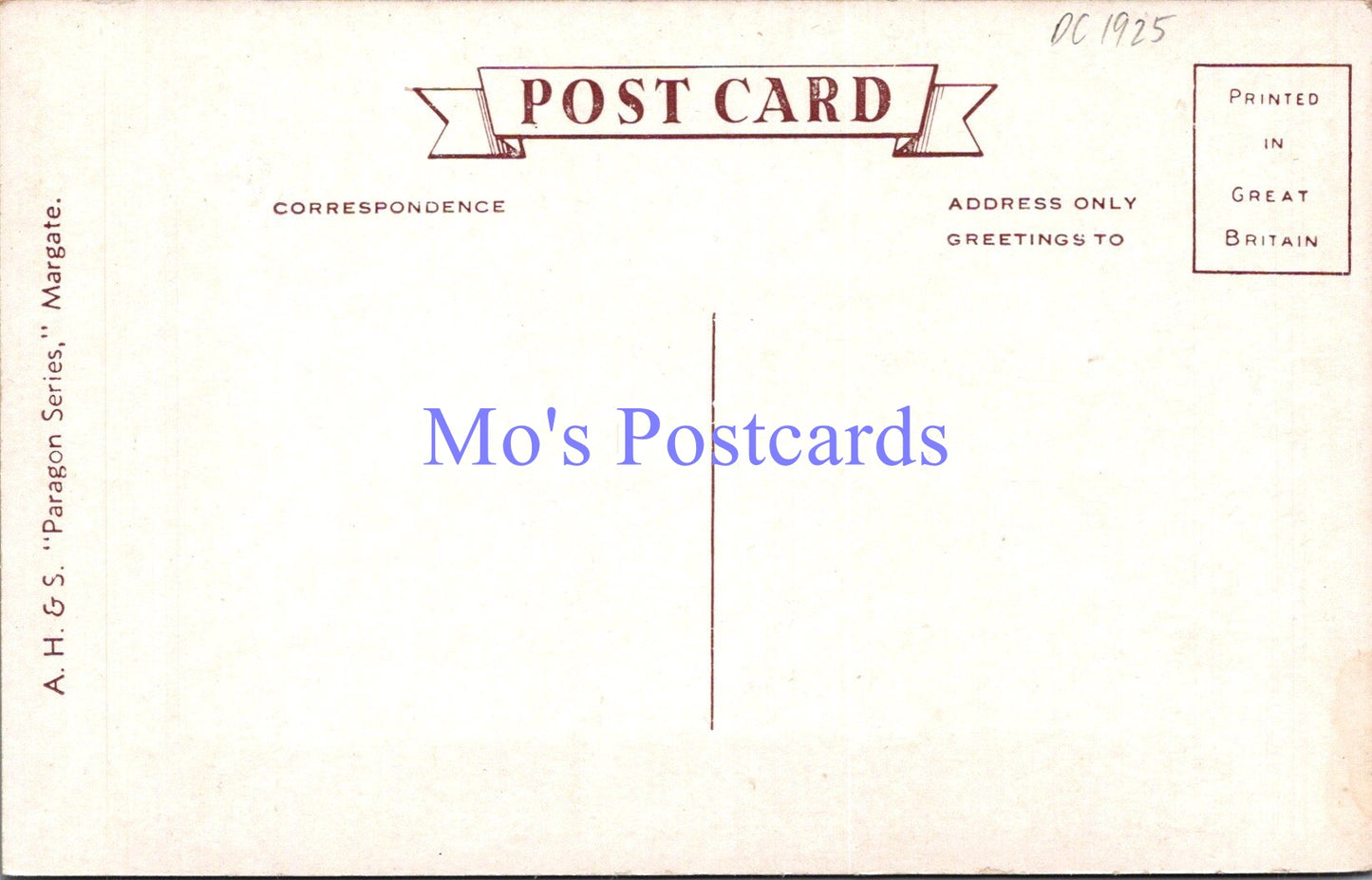 Kent Postcard - Promenade and Sands, Westbrook, Margate   DC1925