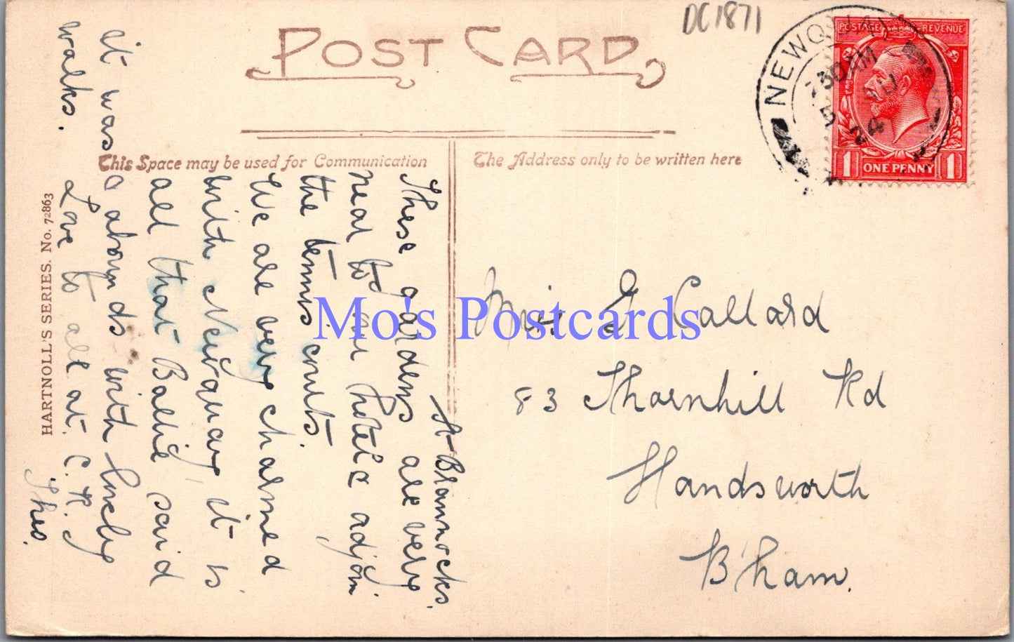 Cornwall Postcard - Newquay, Trenance Gardens   DC1871