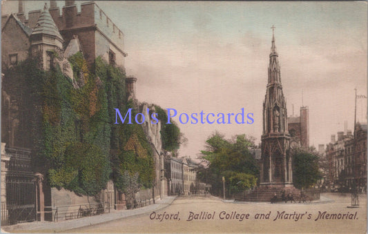 Oxfordshire Postcard - Oxford, Balliol College   DC1780