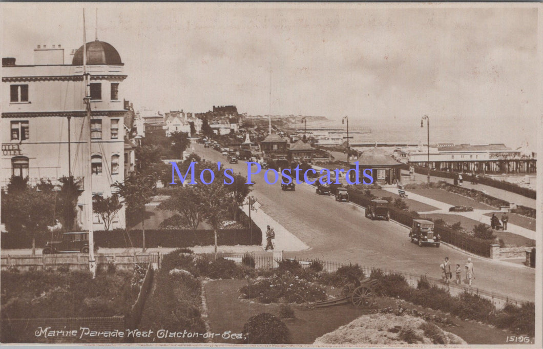 Essex Postcard - Clacton-on-Sea Marine Parade West   DC1788