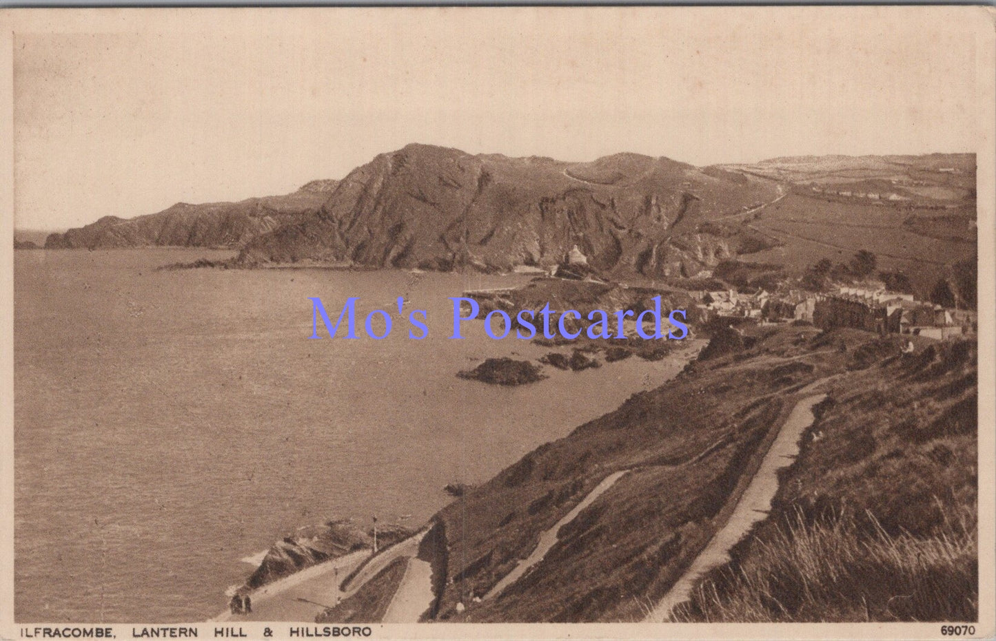Devon Postcard - Ilfracombe, Lantern Hill and Hillsboro   DC1789