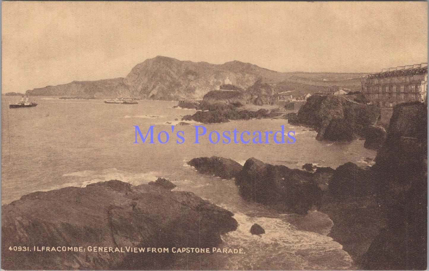 Devon Postcard - Ilfracombe, General View From Capstone Parade  DC1792