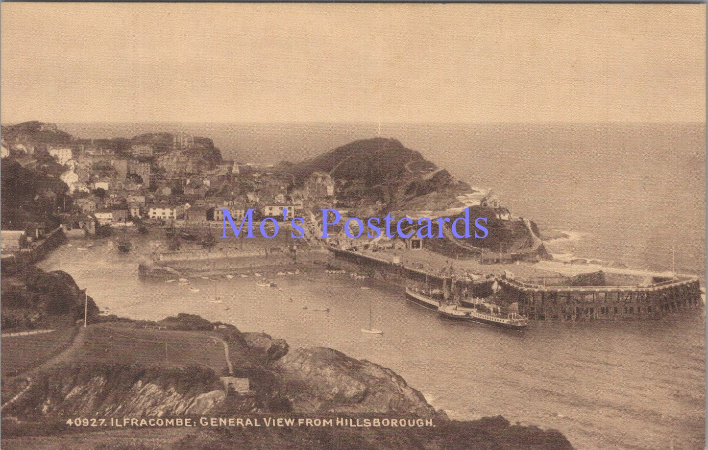 Devon Postcard - Ilfracombe, General View From Hillsborough  DC1793