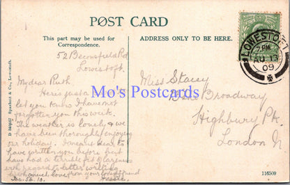 Suffolk Postcard - Lowestoft Harbour Mouth    SW14323
