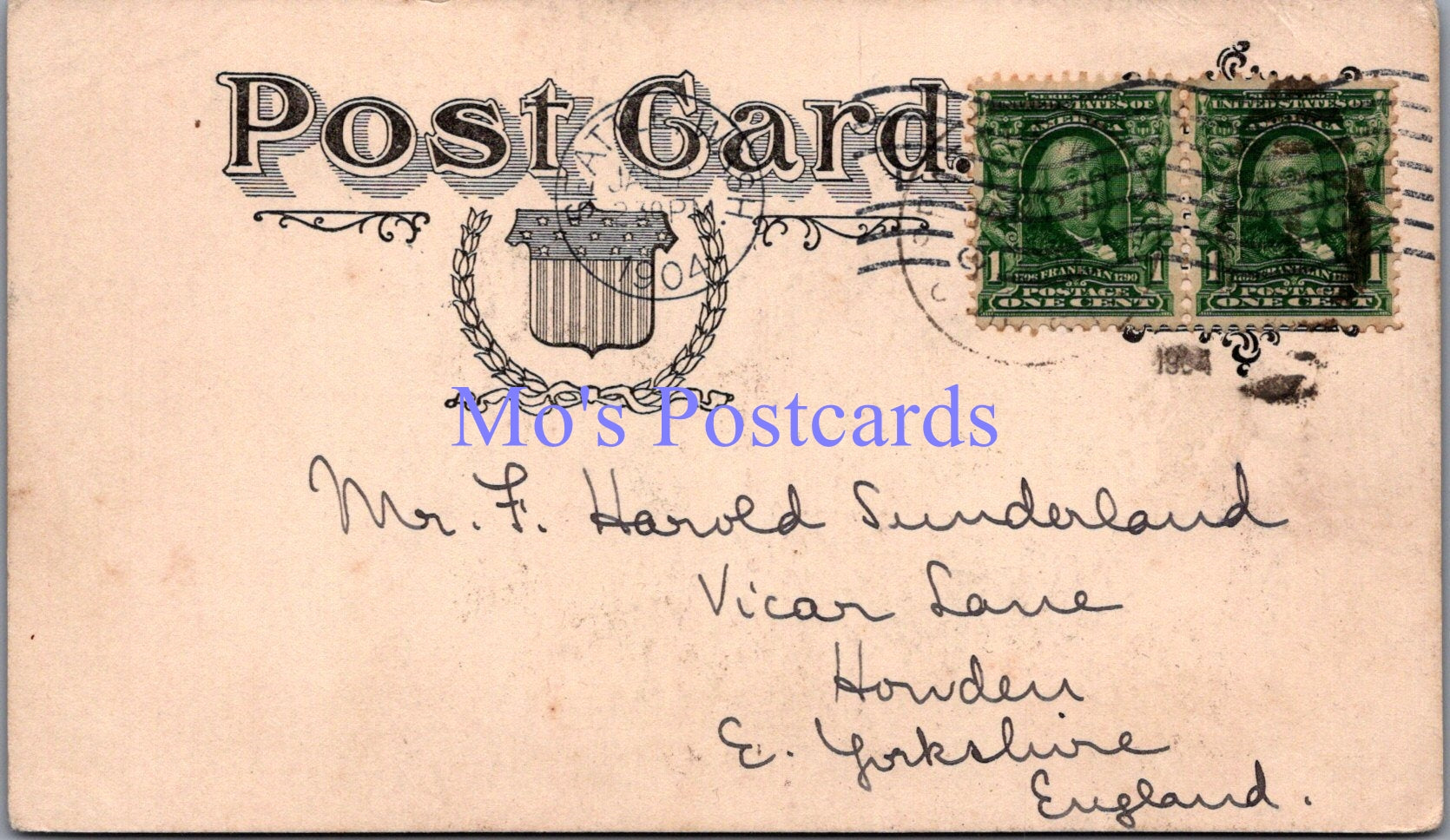 America Postcard - Residence of Early Settler in Washington   SW14359