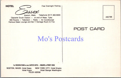 America Postcard - Hotel Essex, Boston, Massachusetts  SW14368