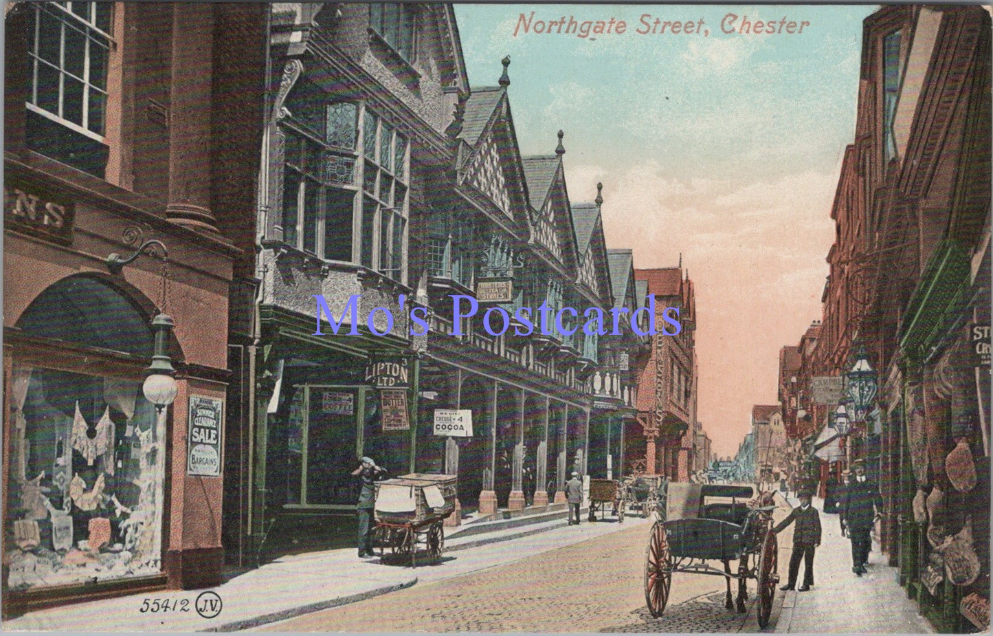 Cheshire Postcard - Northgate Street, Chester  SW14378