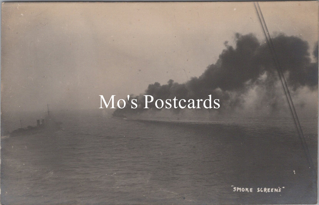 Naval Postcard - Smoke Screens, Battle of Jutland  SW20237 
