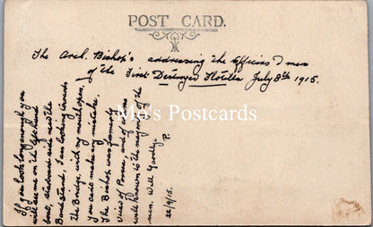 Naval Postcard - Arch Bishop Addressing Sailors, First Destroyer Flotilla  SW20241