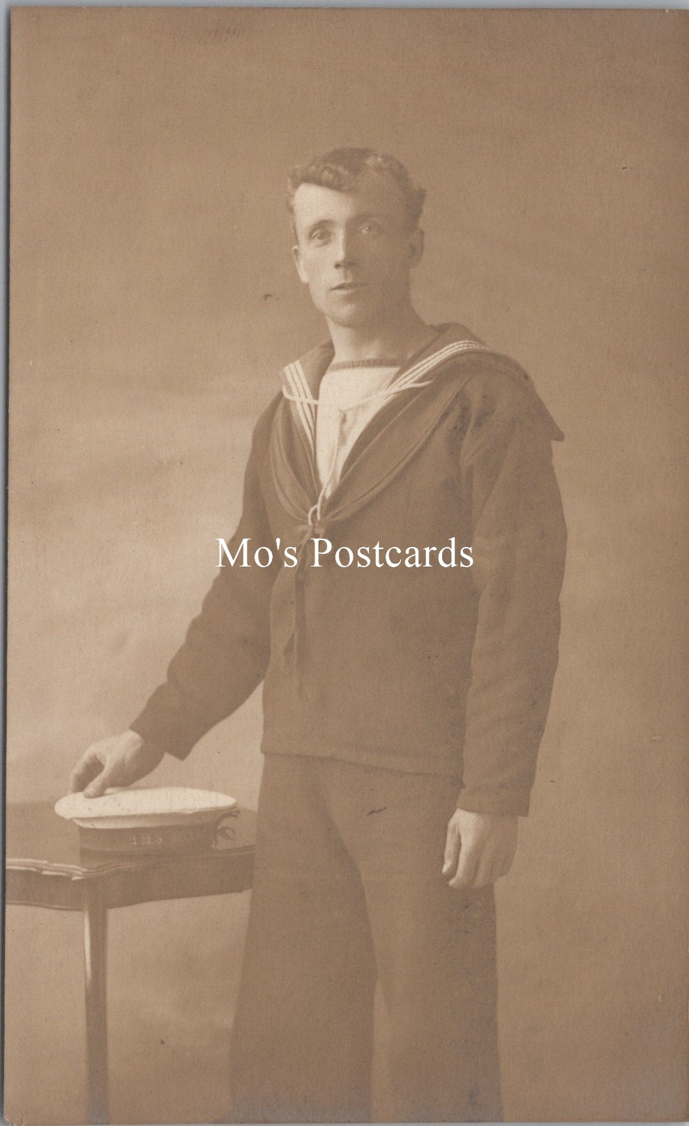 Naval Postcard - British Navy Sailor From HMS Hecla  SW20243