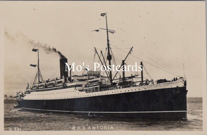 Shipping Postcard - Cunard Ocean Liner R.M.S. "Antonia"  SW16723