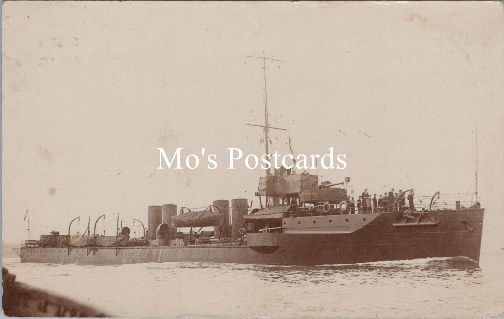 Naval Shipping Postcard - H.M.S. Teviot, River Class Destroyer SW16732