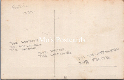 Vintage postcard with handwritten text  