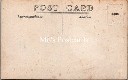 Vintage-style postcard on a beige background