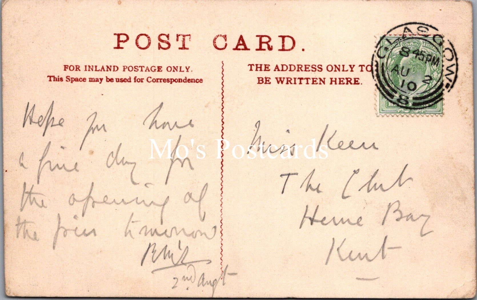Shipping Postcard - Turbine S.S.King Edward on The Firth of Clyde SW16807
