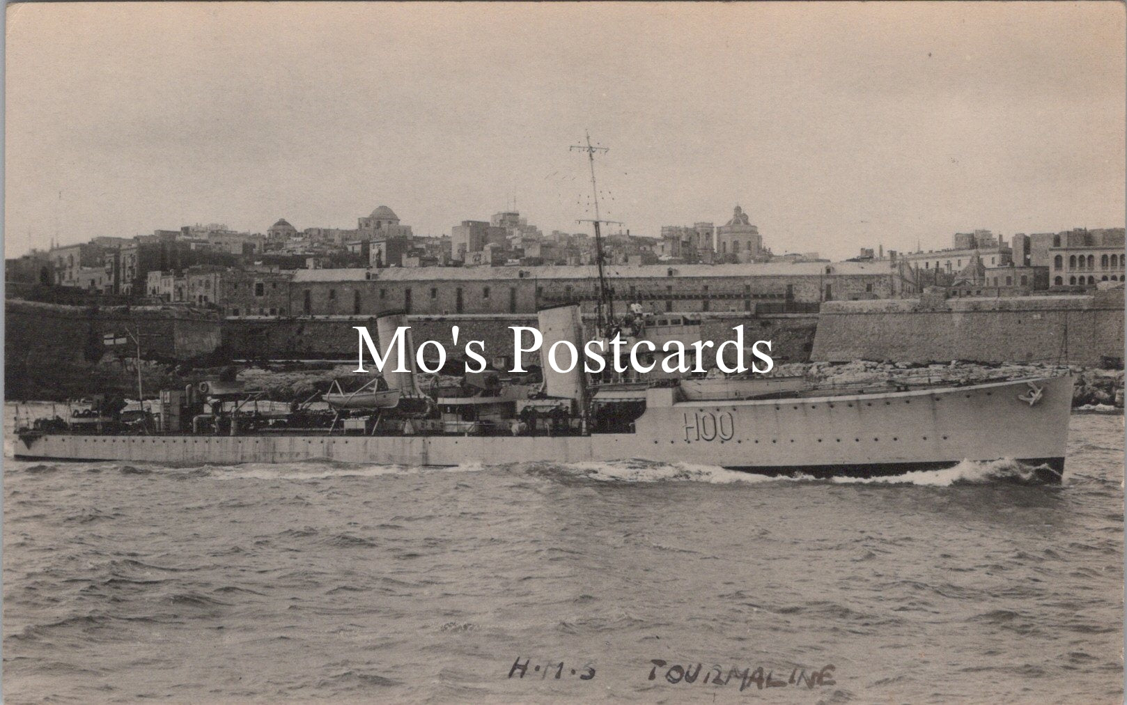 Naval Shipping Postcard - HMS Tourmaline, S-Class Destroyer  SW16808