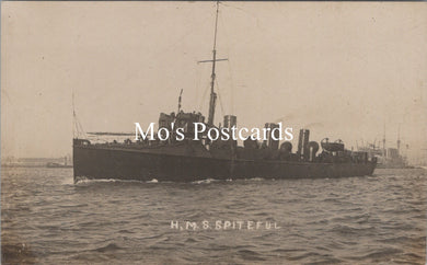 Naval Postcard - HMS Spiteful    SW20258