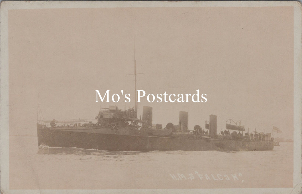 Vintage ship photo with 'Mo's Postcards' text overlay