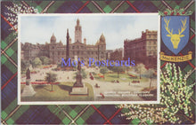 Load image into Gallery viewer, Scotland Postcard - Glasgow, George Square &amp; Cenotaph DC2191
