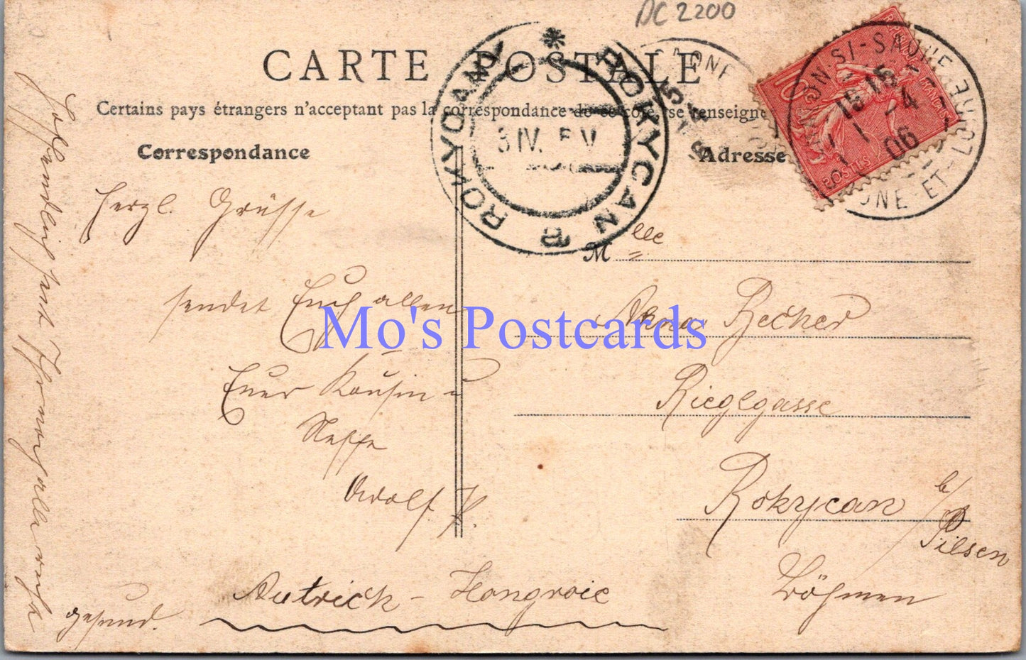 France Postcard - Souvenir De Chalon Sur Saone  DC2200