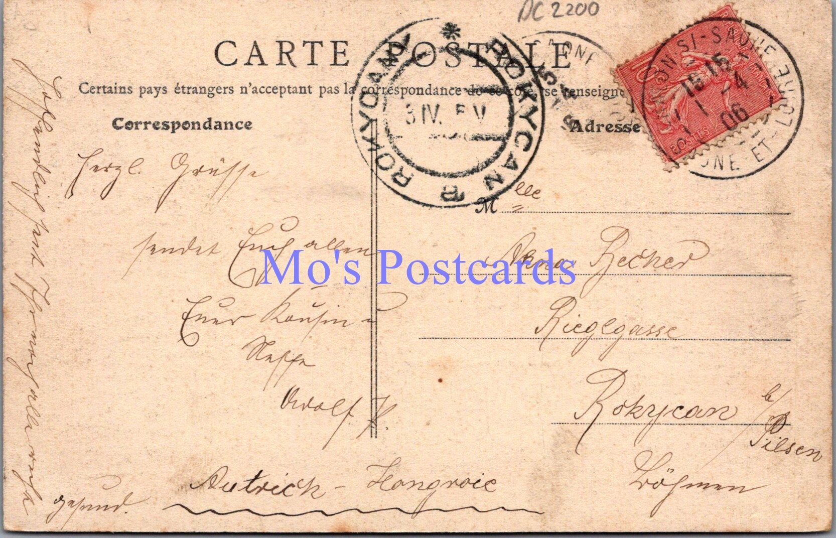 France Postcard - Souvenir De Chalon Sur Saone  DC2200