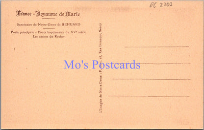 France Postcard - Sanctuaire De Notre-Dame De Behuard  DC2203