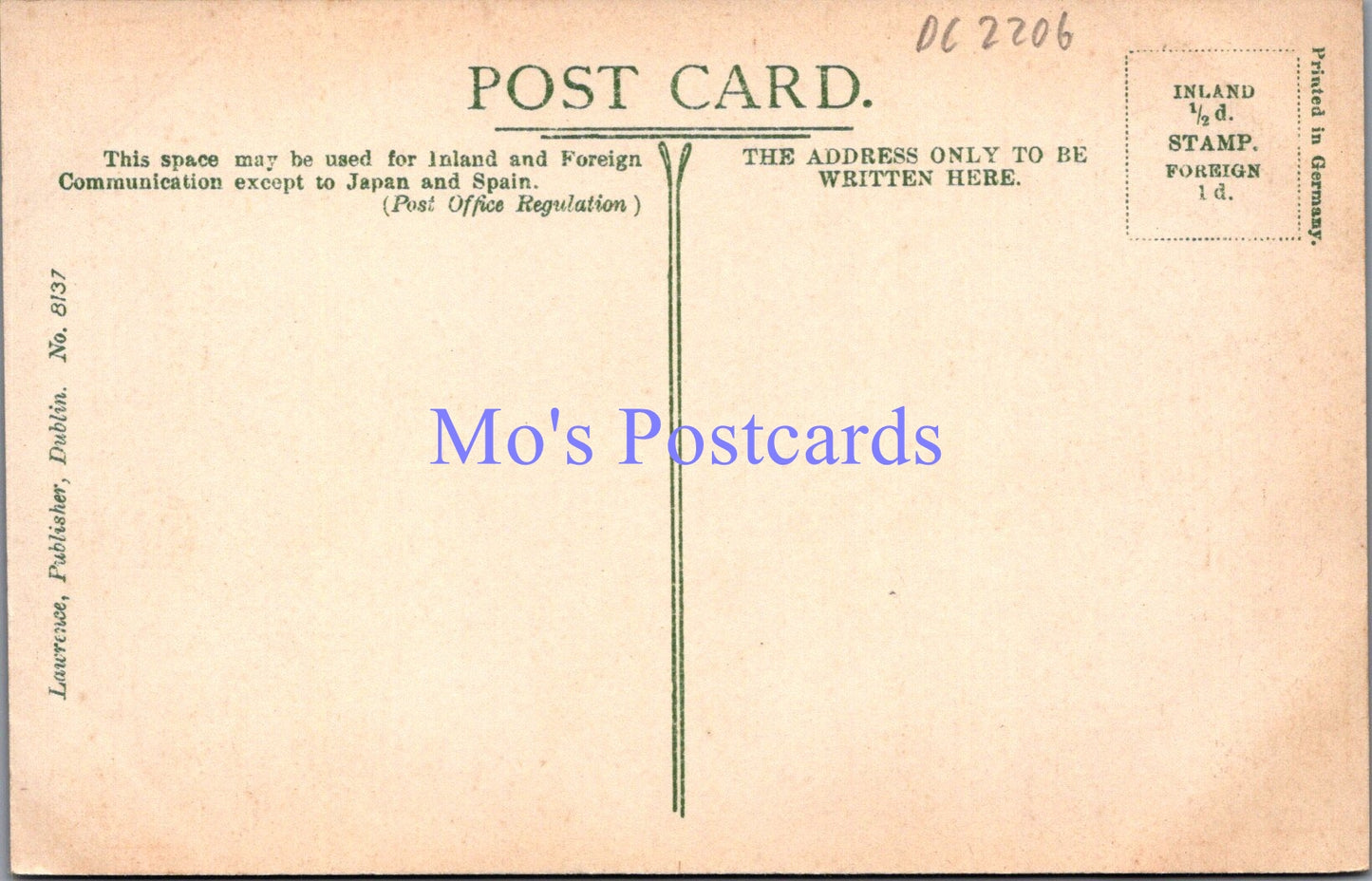 Ireland Postcard - Limerick Treaty Stone & King John's Castle  DC2206