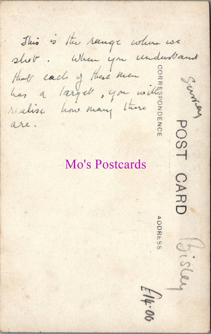 Military Postcard - Bisley Ranges, Firing For The Kings 1st Stage SW14586