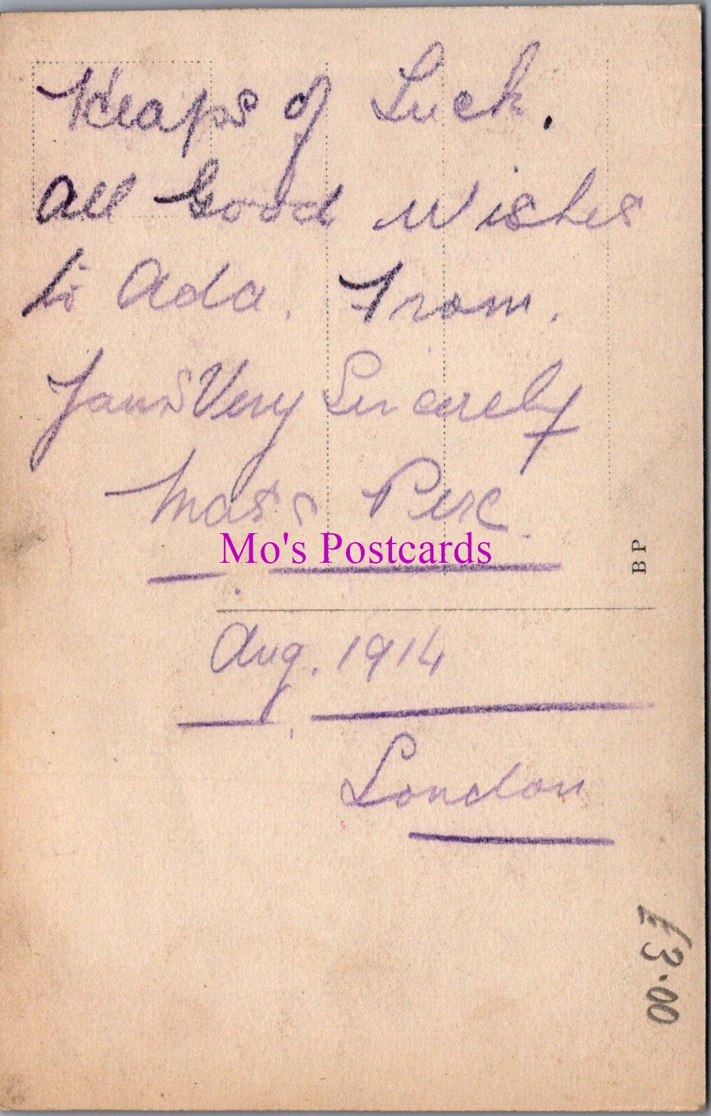 Theatrical Postcard - Gray and Billie Fawn  SW14593