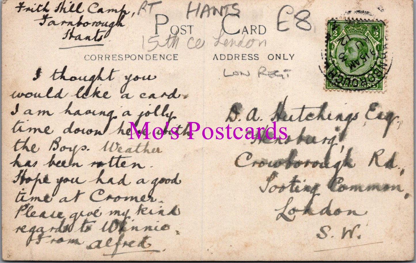 Military Postcard - Prince of Wales Rifles With Maxims   SW14618