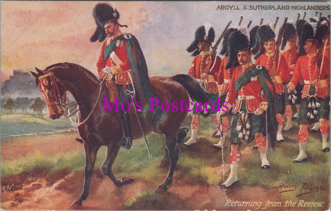 Military Postcard - Argyll and Sutherland Highlanders  SW14619