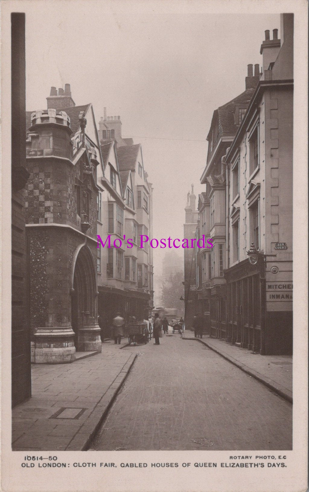 London Postcard - Old London Cloth Fair   SW14629