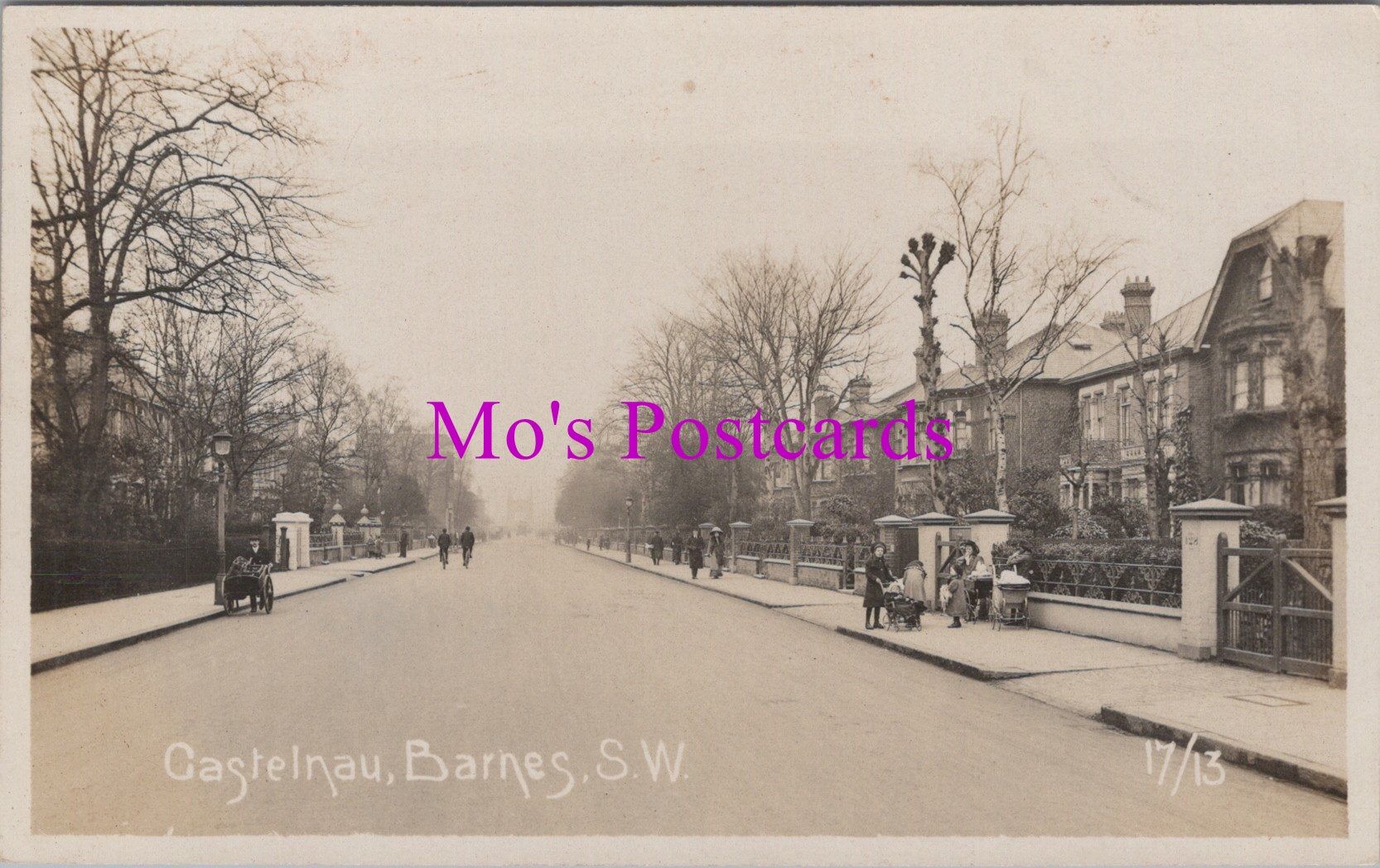 London Postcard - Castelnau Road, Barnes  SW14633