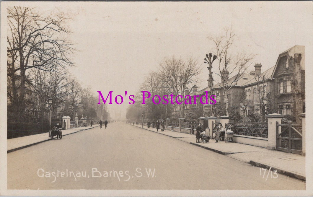 London Postcard - Castelnau Road, Barnes  SW14633