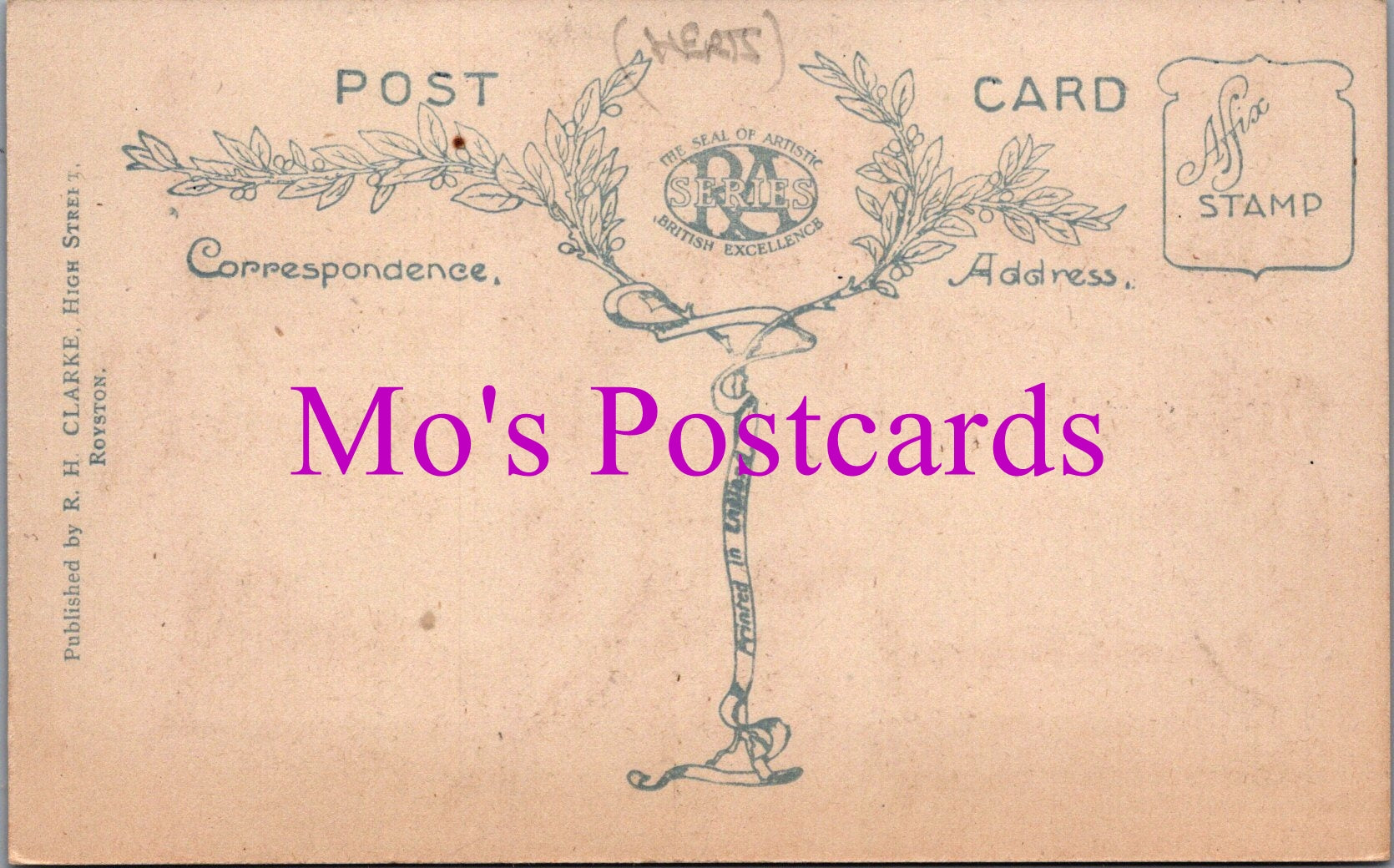 Hertfordshire Postcard - Souvenir of Royston  DZ34